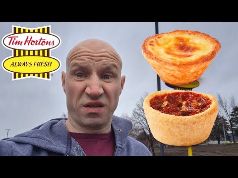 Tim Horton's New Custard Tart with bonus Pecan Butter Tart!