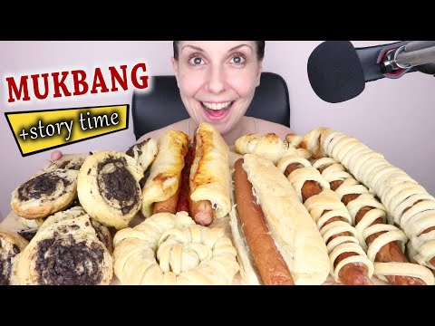Sweet & Savory PUFF PASTRY SNACKS π | Mukbang + Story Time | Greek Talking + English Subtitles