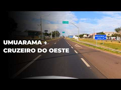 Umuarama → Cruzeiro do Oeste | POV Dashcam Drive | Paraná, Brasil