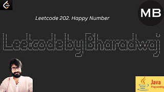 YouTube video '163. Leetcode 202. Happy Number : JAVA'