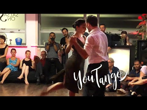  Gianpiero Galdi  and  Lorena Tarantino  are  dancing  to  the  vals  "  Atardecer  "  by  Orquesta Típica Sondor  in  2019