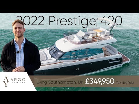 2022 Prestige 420 | FOR SALE NOW in Southampton, UK | Prepared, serviced and ready to go