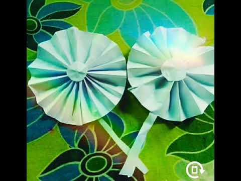 Flower craft.How to make a very easy flower.