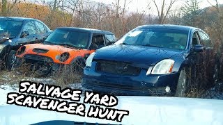 Back to Clark's Auto Salvage for Mini parts