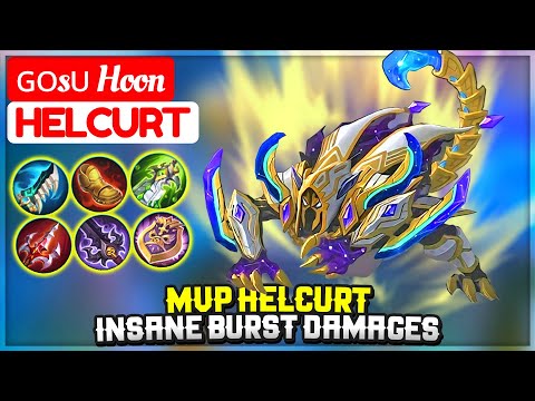 MVP Helcurt Insane Burst Damages [ ɢᴏsᴜ Hoon Helcurt ] Mobile Legends