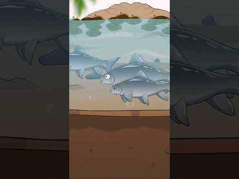 The hippo's poop is sometimes happy and sometimes sad for fish. Fantastic animals