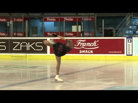 23 Victoria HUEBLER (AUT) - ISU JGP Croatia Cup 2012 Junior Ladies Short Program