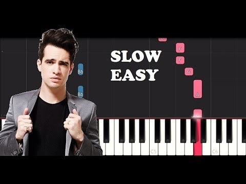 Panic At The Disco - High Hopes (SLOW EASY PIANO TUTORIAL) Panic At The Disco - High Hopes (SLOW EASY PIANO TUTORIAL)