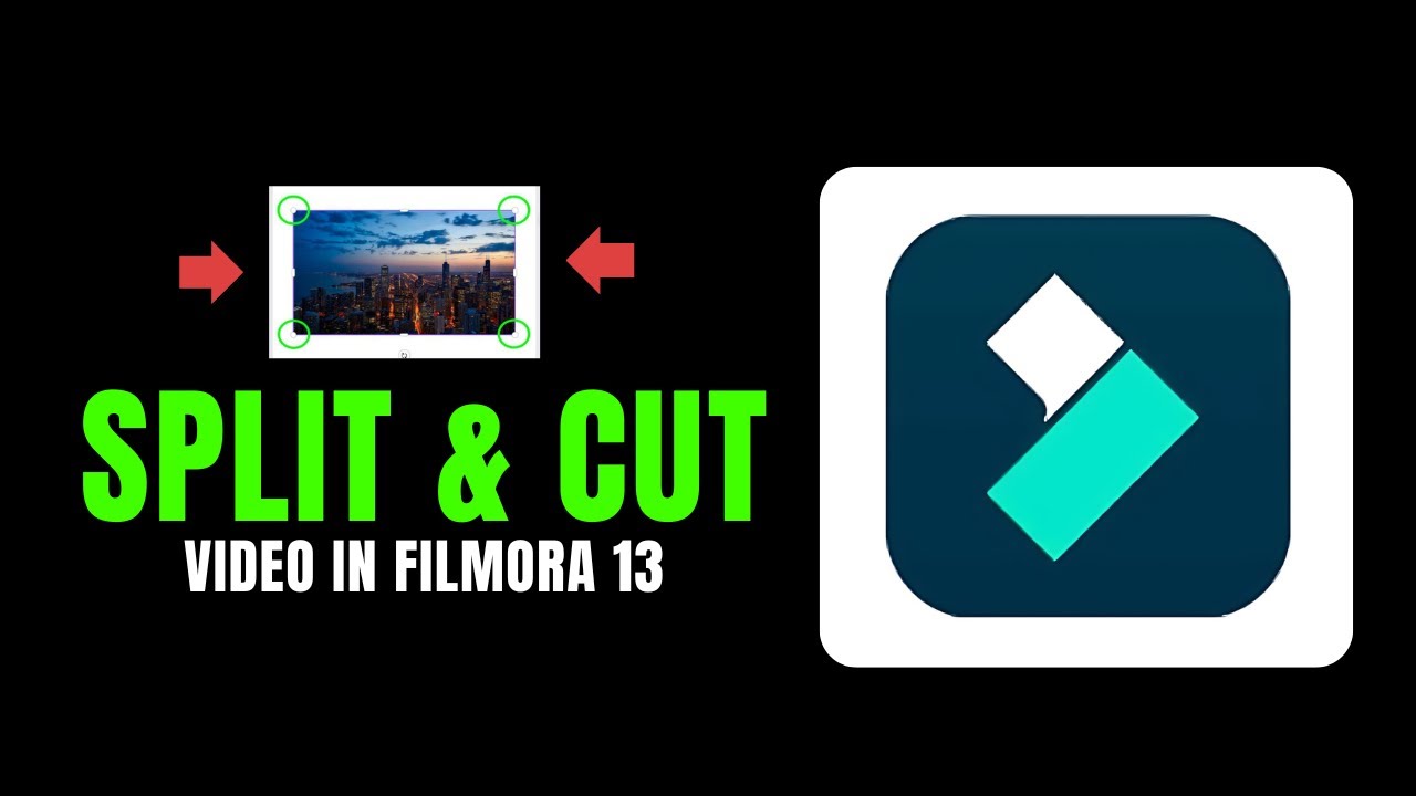 How to Split Video in Filmora 13 || Split, Cut & Trim