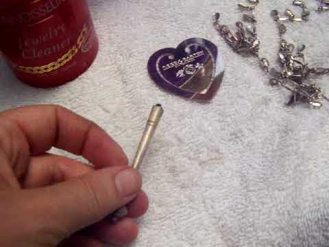 #757. Jewelry cleaning Reed & Barton bookmark  mystery silver Part 2
