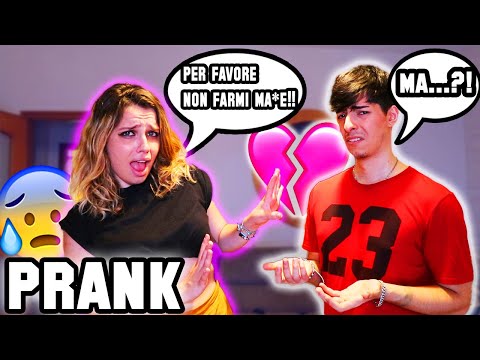 SHE PRETENDS TO BE SCARED TO SEE MY REACTION! -JUST JOKING- *SHE OVERDID IT..*