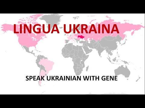 LINGUA UKRAINA. SPEAK UKRAINIAN WITH GENE. Lesson 3. How to say "HELLO" & "GOODBYE" IN UKRAINIAN.