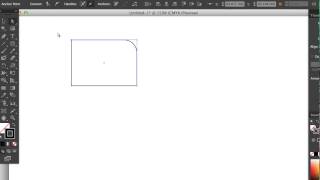 Round one corner of a rectangle - illustrator
