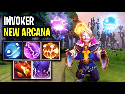 NEW ARCANA INVOKER..!? Epic Young Invoker Persona First Ever by Gunnar 7.22 | Dota 2