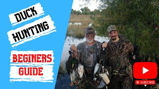 duck hunting-a guide to hunting waterfowl for beginners