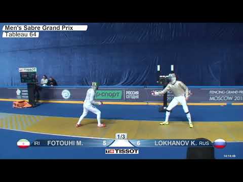 FE 2018 162 T64 10 M S Individual Moscow RUS GP YELLOW LOKHANOV RUS vs FOTOUHI IRI