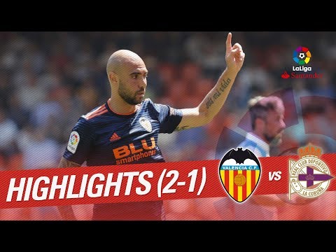 Highlights Valencia CF vs RC Deportivo (2-0)