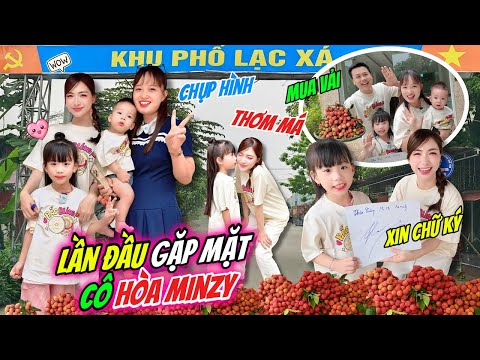 Hoa Minzy Sells Lychee in Hometown, MiMi & Hue Mom Join, Take Photos With Fans