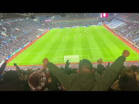 Villa Fans Sing Mousa Diaby Song (We’re all goin to Athens) Against Legia Warsaw at Villa Park