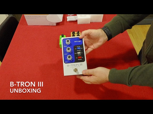 Vídeo relacionado con Behringer B-TRON III Pedal Filtro Envolvente Auto-Wah para Guitarra/Bajo, 3 Tipos de Filtro, 2 Modos, True Bypass