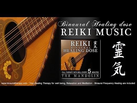 靈氣 Reiki Music Healing: Italian Mandolin (Full Binaural 3D Therapy with Bell Every 5 Minutes)