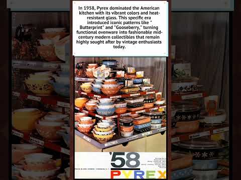Colorful Kitchen Dreams: Vintage Pyrex Ad (1958) #history