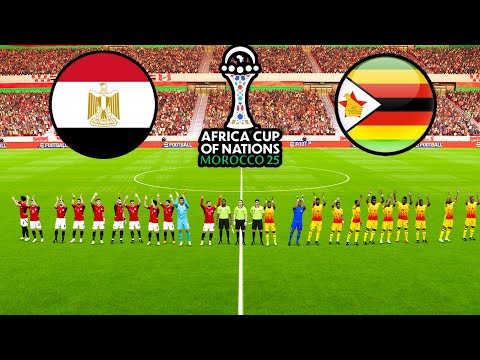 EGYPT vs ZIMBABWE  - AFCON 22/12/2025 | Full Match Gameplay