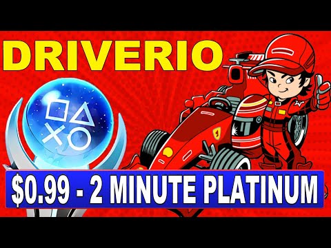 New Easy $0.99 Platinum Game -Driverio Quick Trophy Guide PS4, PS5