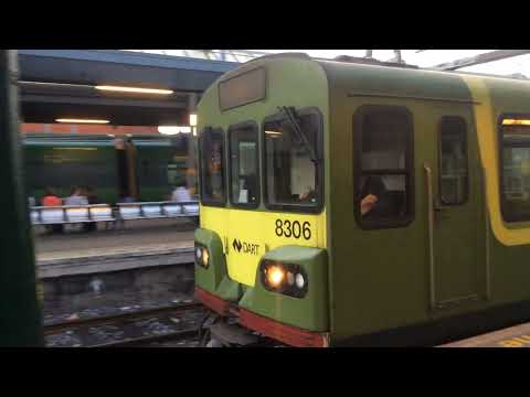 8306/8106/8314/8114/8312/8112 arrives on Platform 5, Dublin Connolly (Dublin) (07/08/2023)