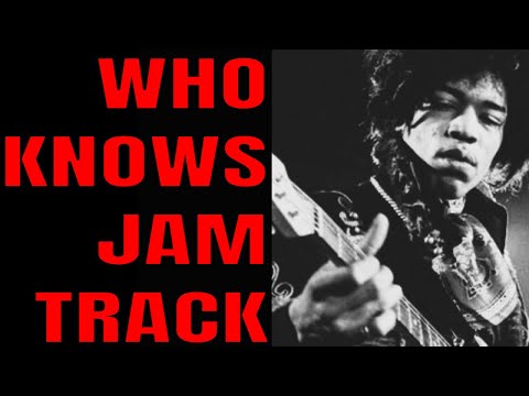 Who Knows Jam: Jimi Hendrix Style Guitar Backing Track [C Dorian - 120 BPM]