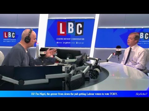 Iain Dale, LBC - Interviews Nigel Farage, Salient Points
