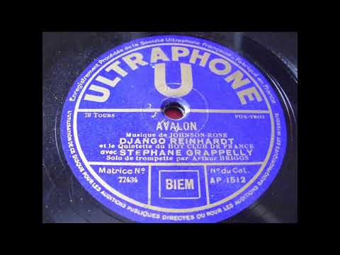 Django Reinhardt et le Quintette du Hot Club de France: Avalon (Paris 1935)