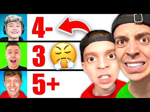 mein KLEINER BRUDER MAX bewertet alle YOUTUBER! 😤 (wütend)