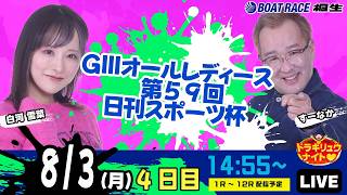 8月3日 | ドラキリュウナイト | ボートレース桐生  | で生配信！