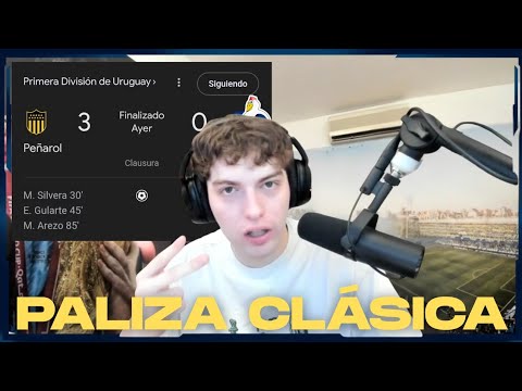 DAVO REACCIONA AL CLÁSICO URUGUAYO (Peñarol 3-0 Nacional)