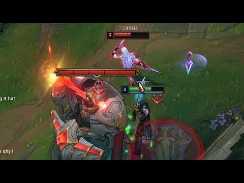 Master Yi Mid tries to dive a Katarina