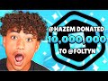 HAZEM GAVE ME 10 MILLION ROBUX!!
