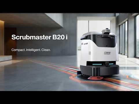 Hako Scrubmaster B20i - Compact. Intelligent. Clean. Autonomous scrubber-drier.