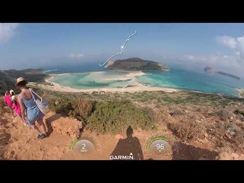 Balos - from parking to the beach