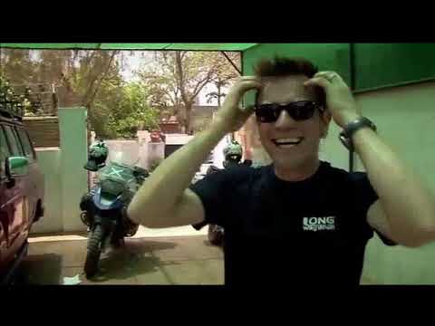 Finding Petrol in Long Way Down.  Ewan McGregor's hilarious impersonation of a local.