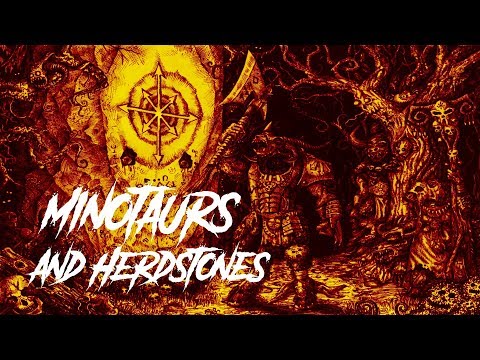 Total War: Warhammer Lore Minotaurs and Herdstones