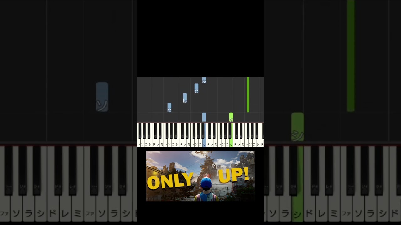 ［Only Up!］BGM ② Piano Cover #shorts