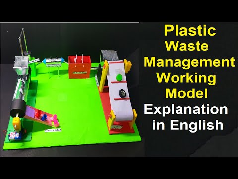 integrated waste management plastic recycling working model for science project diy howtofunda