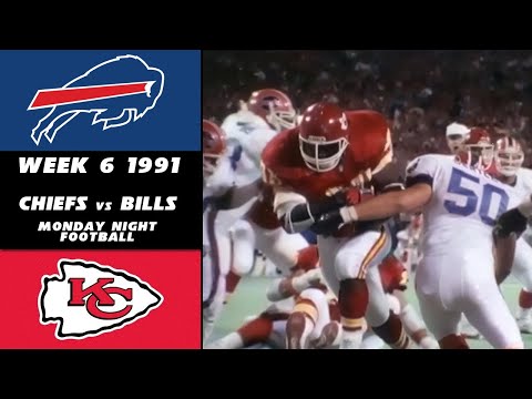 1991 Chiefs vs Bills -  Week 6 - Monday Night Football