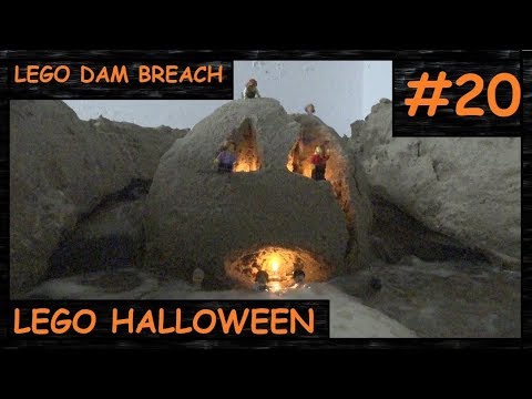 LEGO DAM BREACH ASMR #20 - HALLOWEEN