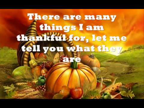 Things I am Thankful For