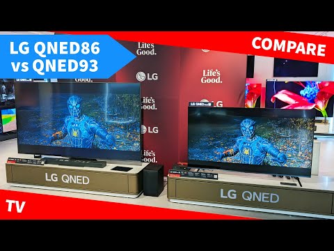 LG QNED 86 vs 93 Evo TV: Side by Side Comparison of Mini-LED TV