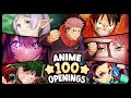 GUESS THE ANIME OPENING [VERY EASY - VERY HARD] 100 OPENINGS