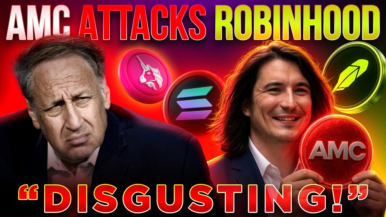 AMC CEO Attacks Robinhood Tokenized Stocks!🔥Solana Steals The Show