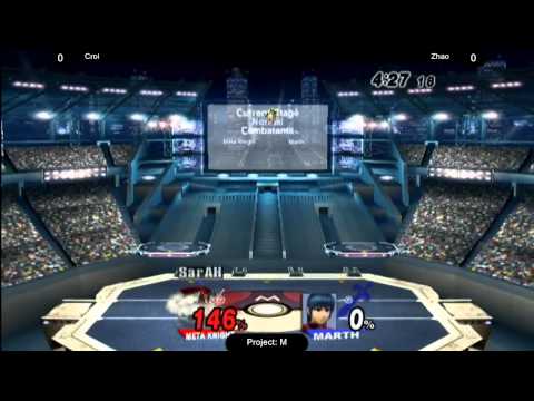 [Project: M] Croi (Meta Knight/Roy) vs zhao_guang (Marth) LF